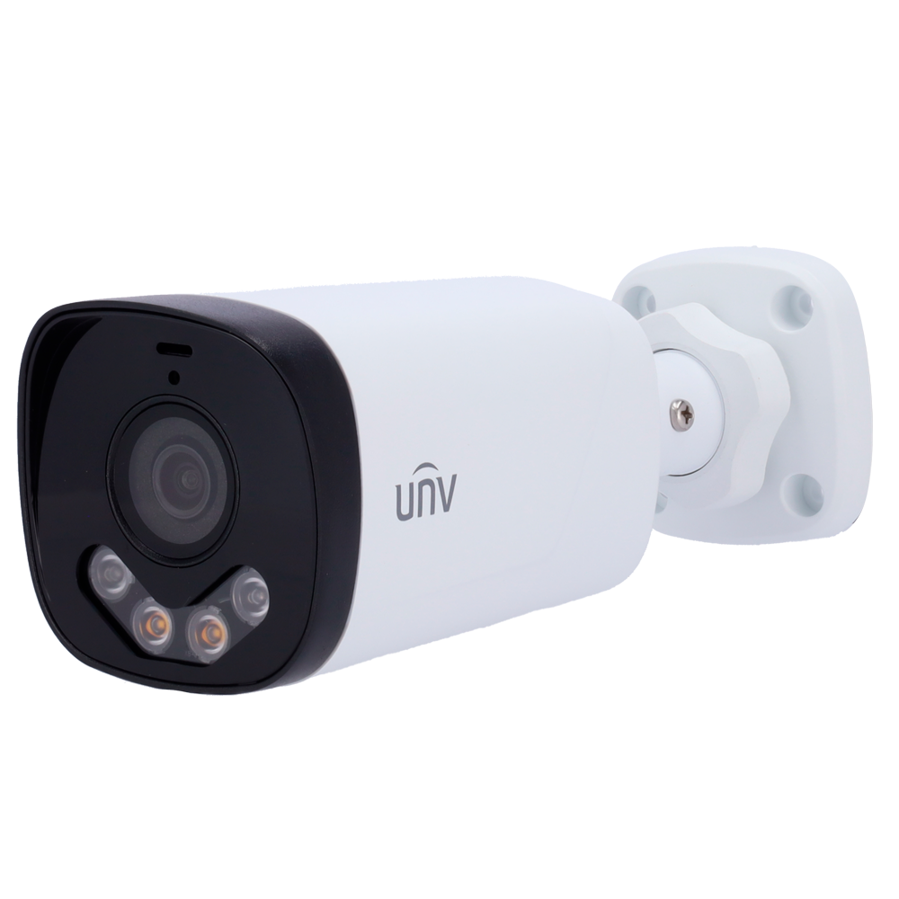 UNIVIEW UV-UAC-B142-AF40LM-DL - Uniview - Cámara Bullet 4n1 | Gama Whale - Resolución 2 Megapíxel - Lente 4 mm | ColorHunter - Smart IR y White light alcance 40 m - IP67 | Micrófono integrado | Metal +Plástico - imagen 1