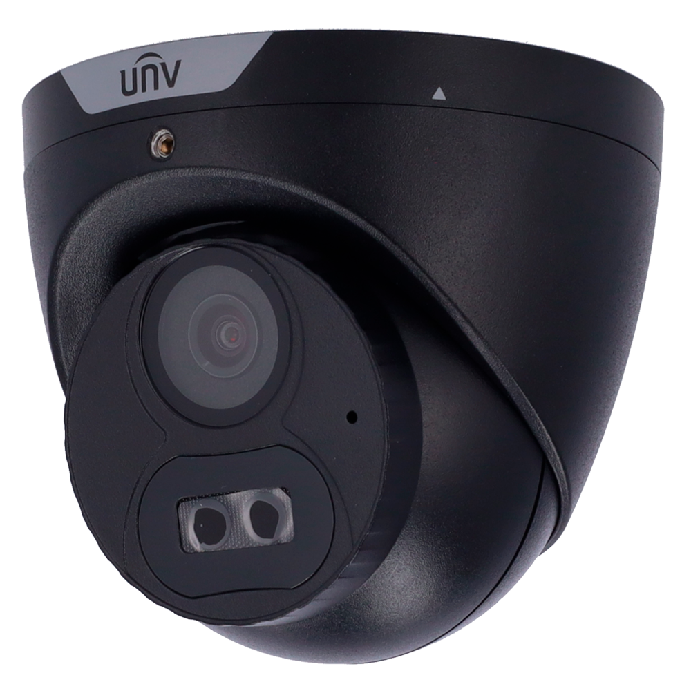 UNIVIEW UV-UAC-T122-AF28LM-BLACK - Uniview - Gama Easy - Cámara Turret 4n1 | Gama Whale - Lente 2.8 mm | LightHunter - Smart IR alcance 40 m - IP67 | Micrófono integrado | Color Negro - imagen 1