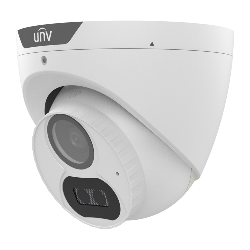 UNIVIEW UV-UAC-T125-AF40LM - Uniview - Cámara Turret 4n1 | Gama Whale - Resolución 5 Megapíxel - Lente 4 mm | LightHunter - Smart IR alcance 40 m - IP67 | Micrófono integrado | Metal +Plástico