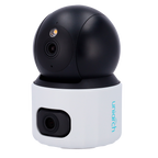 UNIARCH UV-UHO-S3S-M33F36D - Cámara IP WiFi Uniarch Panda serie S - 3 MP | 2.8 mm + 6 mm | microSD 512 GB - IR 10 m | Luz blanca 10 m - Cámara panorámica + Cámara PT - UMD | Detección de llanto y mascotas - Audio bidireccional: Micrófono y altavoz - imagen 1
