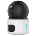 UNIARCH UV-UHO-S3S-M55F36D - Cámara IP Uniarch Doble lente - 5 MP | Lente 2.8 mm | IR 10 m - 5 MP | Lente 6 mm | Luz blanca 10 m - Cámara Wi-Fi Doble lente | 2.4 GHz - UMD | Detección de audio | Detección de llanto - Audio bidireccional: Micrófono y altav