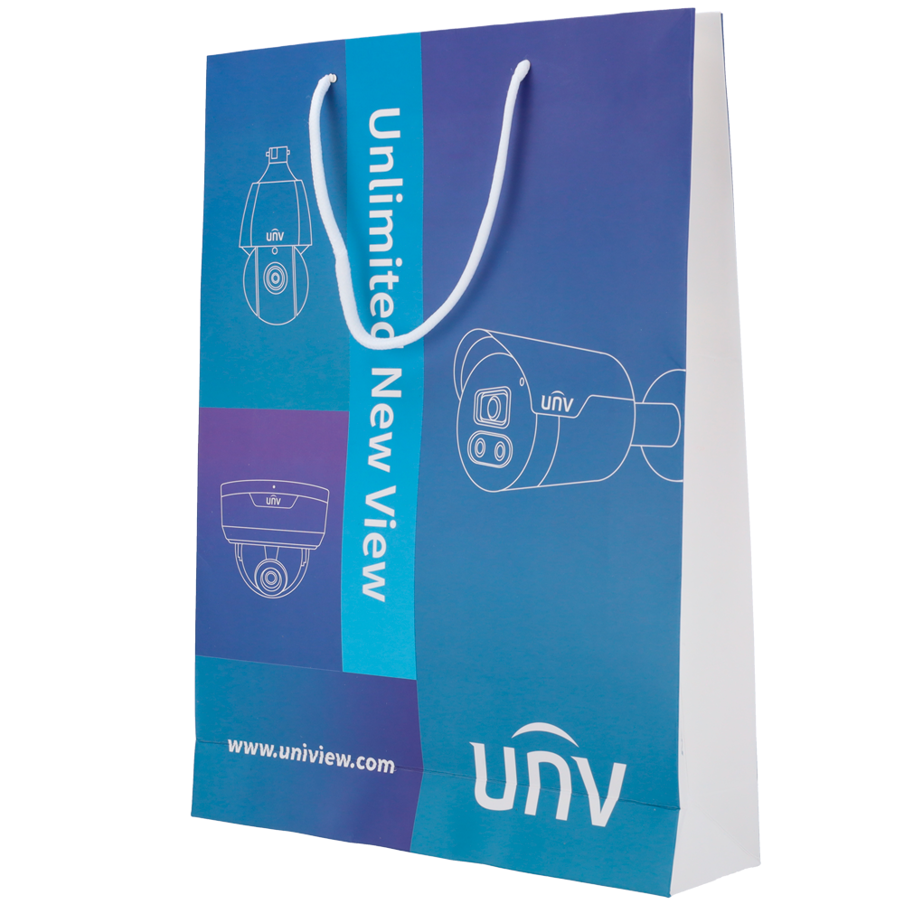 UNIVIEW UV-UNI-BAG - Uniarch - Bolsa - Cartón laminado - Color azul/blanco - imagen 1