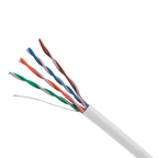 UNIVIEW UV-UTP5E-300-BC24AWG-DCA-B-W - Uniview cable UTP categoría 5E, - Conductor OFC,100% cobre - Diámetro 24 AWG-0,49mm - Certificado Dca-s2,d2,a1 - Cubierta exterior LSZH / Color blanco-gris - Se suministra en caja de cartón de 305 metros - imagen 1