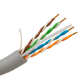 UNIVIEW UV-UTP6-300-BC24AWG-DCA-B-W - Uniview cable UTP categoría 6 - Conductor OFC,100% cobre - Diámetro 24 AWG-0,50mm - Certificado Dca-s2,d2,a2 - Cubierta exterior LSZH / Color blanco-gris - Se suministra en caja de cartón de 305m - imagen 1