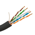 UNIVIEW UV-UTP6-305-BC-OUTDOOR - Cable UTP rígido de exterior - Categoría 6 - Cumple con 90m Fluke test - Conductor OFC, pureza 99.9% cobre - Rollo de 305 metros - Diámetro 5.5 mm - imagen 1