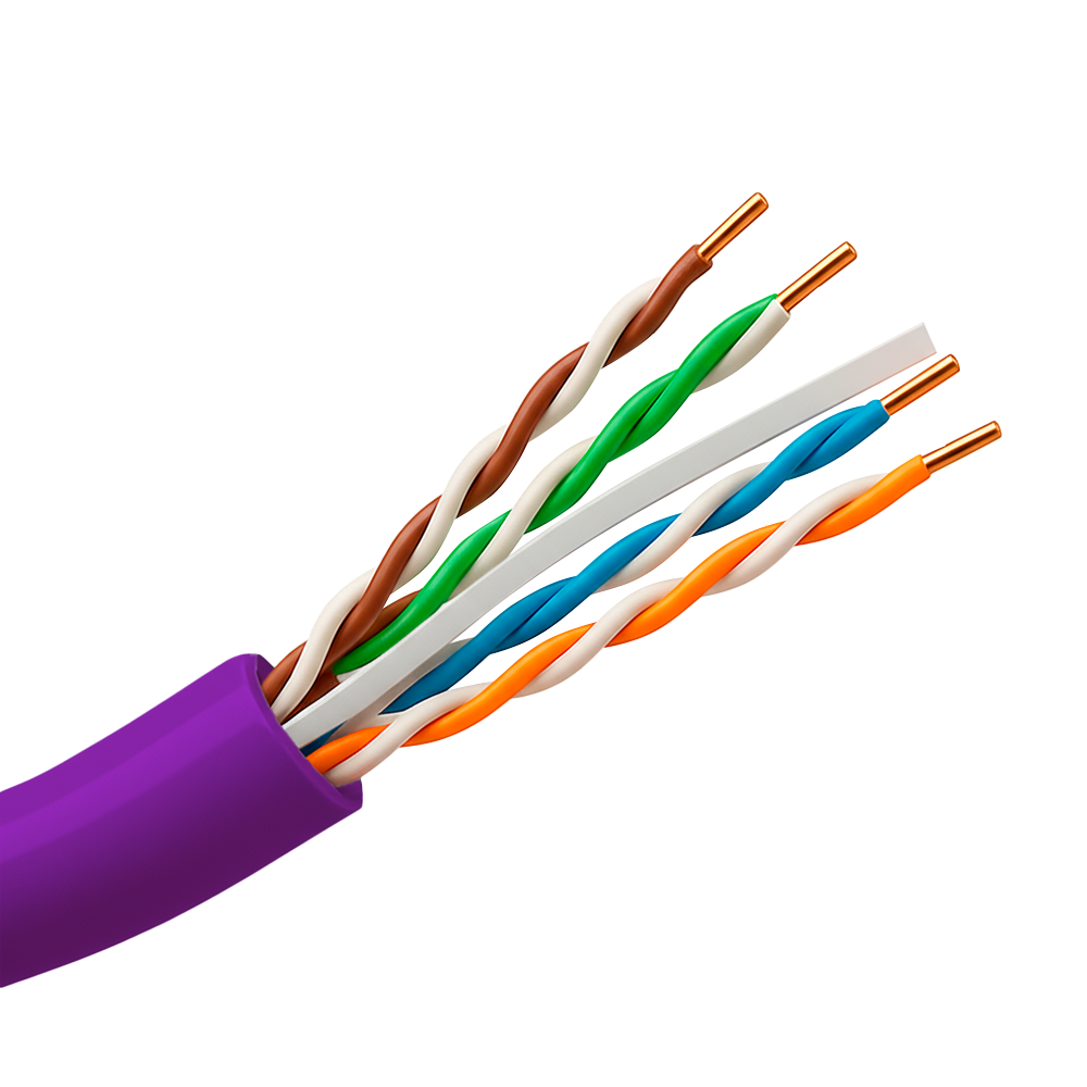 UNIVIEW UV-UTP6-305-BC-PVC-Eca-PU - Cable UTP Uniview PVC - Categoría 6 - Cumple con 90m Fluke test - Conductor OFC, pureza 99.9% cobre - Rollo de 305 metros - Diámetro 5.5 mm - imagen 1