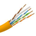 UNIVIEW UV-UTP6-305-LSZH-Dca-OR - Cable UTP uniview libre de halógenos - Categoría 6 - Cumple con 90m Fluke test - Rollo de 305 metros - Diámetro 0.5 mm - Libre de halógenos - imagen 1