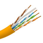 UNIVIEW UV-UTP6-305-LSZH-Dca-OR - Cable UTP uniview libre de halógenos - Categoría 6 - Cumple con 90m Fluke test - Rollo de 305 metros - Diámetro 0.5 mm - Libre de halógenos - imagen 1