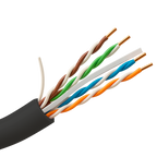 UNIVIEW UV-UTP6-305-OUTDOOR - Cable UTP rigido Uniview - Categoría 6 - Cumple con 90m Fluke test - Conductor CCA 23AWG - Rollo de 305 metros - Cubierta especial para exterior - imagen 1