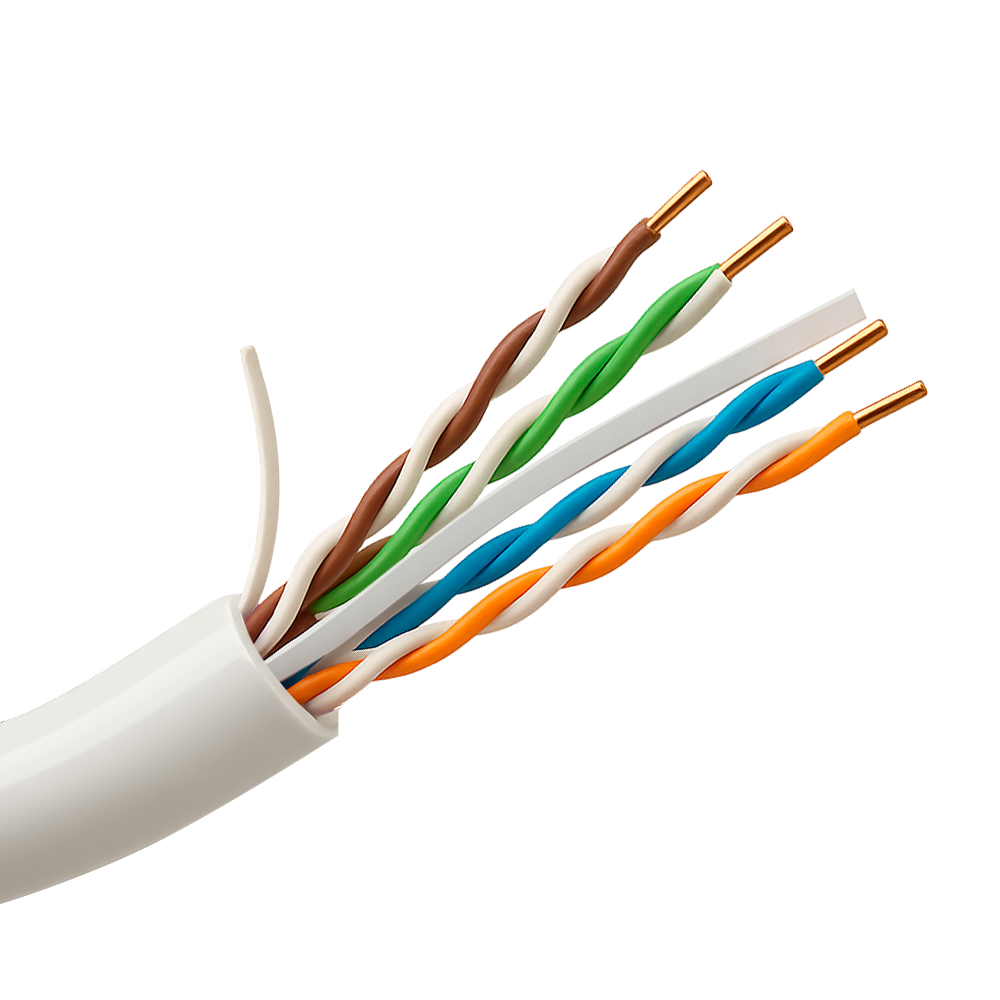 UNIVIEW UV-UTP6A-300-BC23AWG-DCA-R-W - Uniview cable UTP Categoría 6A - Conductor OFC,100% cobre - Diámetro 23 AWG-0,55mm - Certificado CPR: Dca-s2,d2,a2 - Cubierta exterior LSZH / Color blanco-gris - Se suministra en bobina de madera de 305m - imagen 1