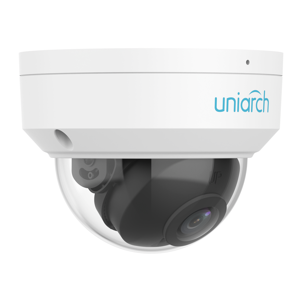 UNIARCH UV-UHO-D1R-M2F3-A - Cámara Domo IP Uniarch Wi-Fi - 2 MP | 2.8 mm | microSD 512 GB - IR 30 m | Wi-Fi - UMD | IP67 | IK10 - Mic