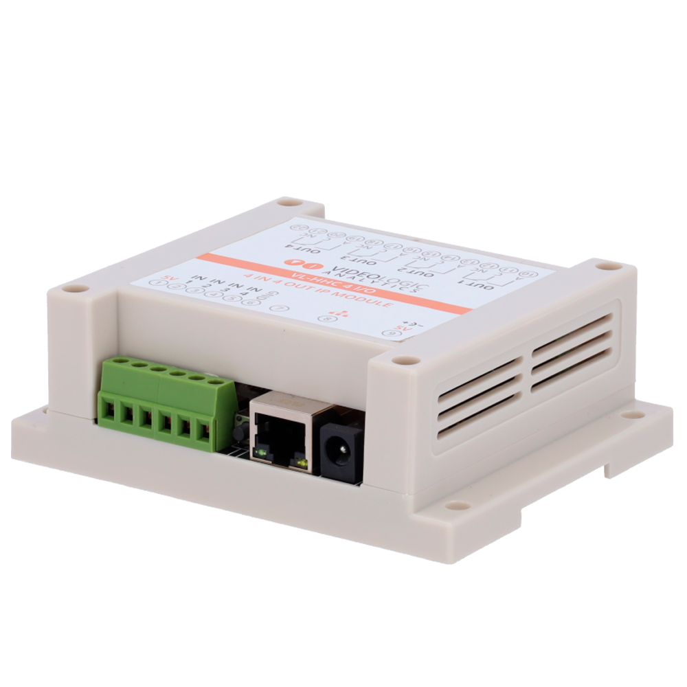 VIDEOLOGIC VA-VLA-IO8-8R - Videologic modulo externo 8 relés - Conexión IP - 8 salidas de relé y 8 entradas - imagen 1