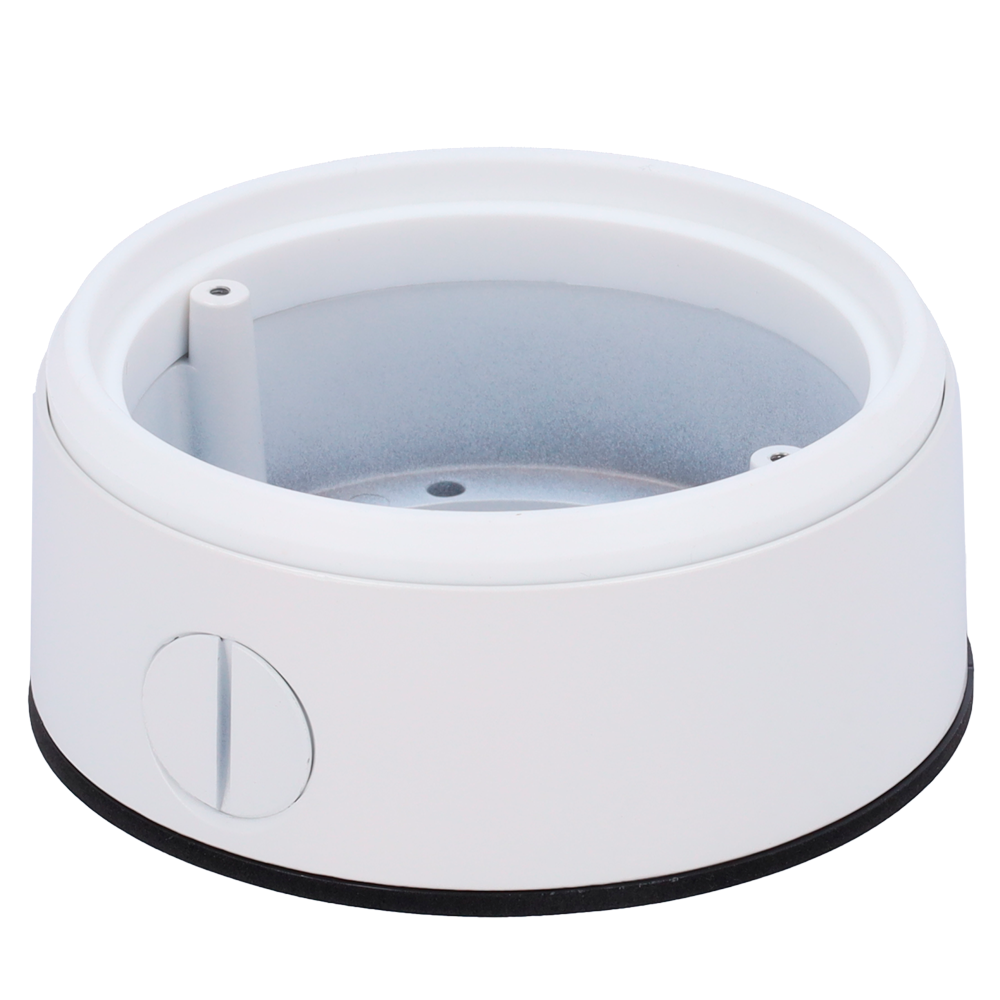 VCA TECHNOLOGY VCA-BJC04 - Soporte montaje en superficie - Para cámaras domo compacto - Apto para uso exterior - Instalación en techo o pared - Color blanco (RAL9003) - Pasador de cables - imagen 1