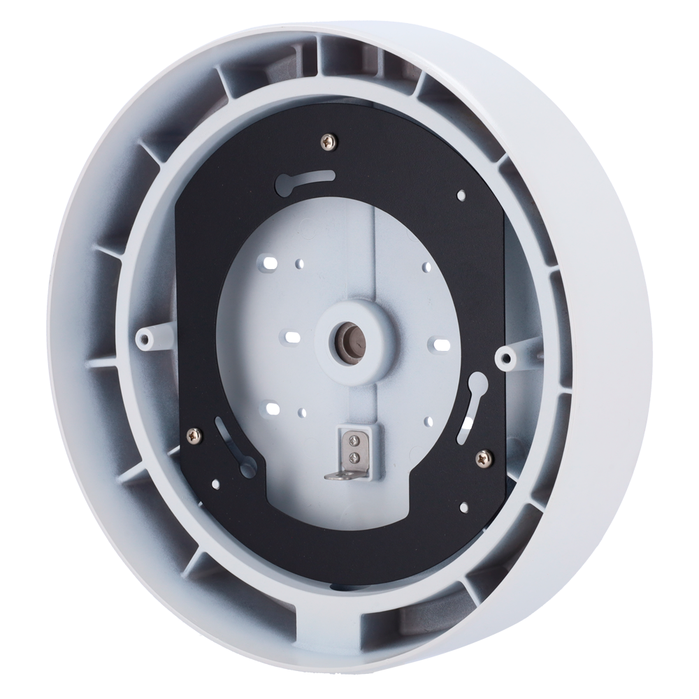 VCA TECHNOLOGY VCA-BJC10 - Soporte montaje en superficie - Para cámara VCA-IPAi97A20 - Ø296.3mm. x 60mm - Instalación en techo | Apto para uso exterior - Color blanco (RAL9003) - Pasador de cables - imagen 1