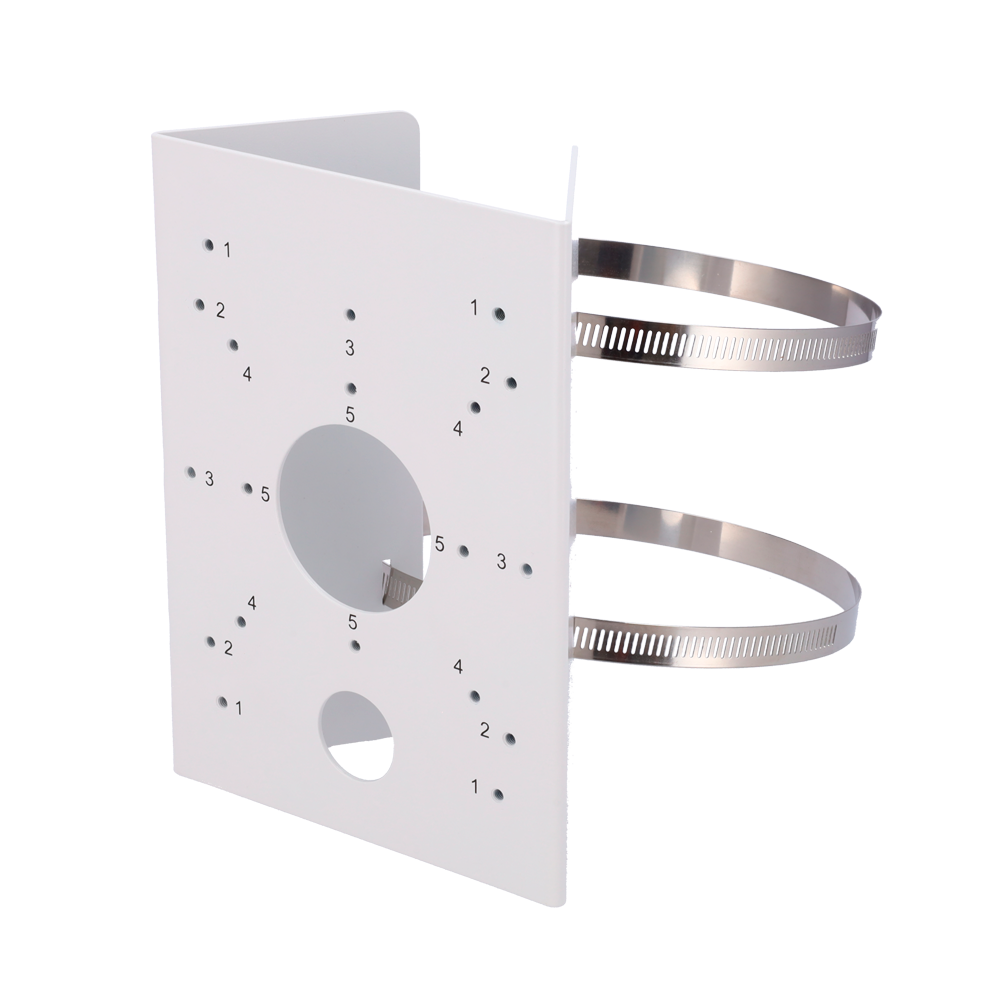 VCA TECHNOLOGY VCA-BP01 - Adaptador montaje a poste - Compatible cámaras IPAi (ver especificaciones) - Dimensiones 139,5mm. x 200mm. - Color blanco (RAL9003) - imagen 1
