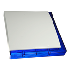 MARCA BLANCA VEGA - Sirena para exterior cableada - Certificado de grado 3 - Presión sonora máxima 109 dBA - Flash de 1 barra de LEDs señalización - Luz azul y frontal personalizable - Batería de respaldo incluida - imagen 1