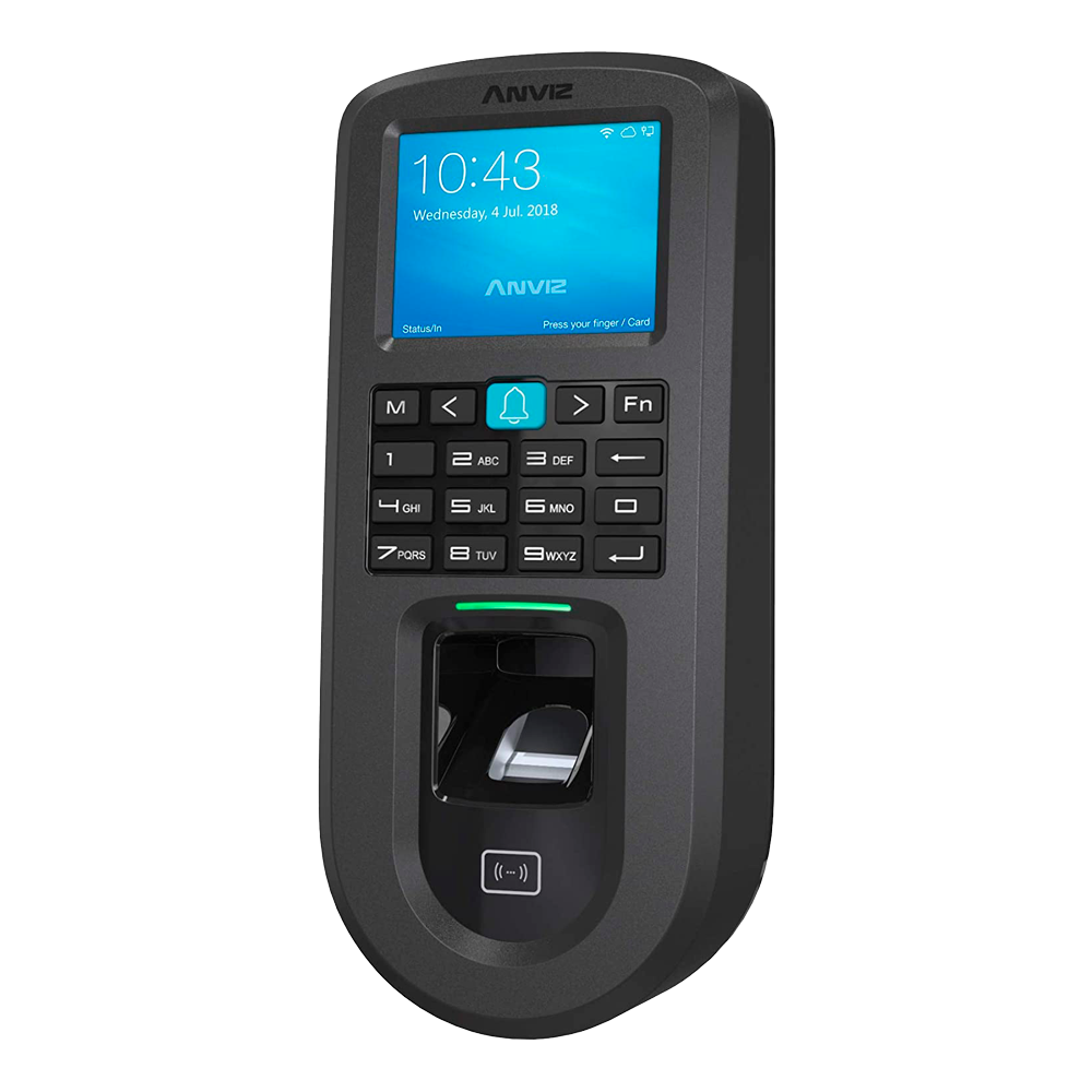 ANVIZ VF30-PRO-MF - Control de acceso y presencia PoE - Huella, tarjeta MF y PIN - 3.000 usuarios | 100.000 registros - TCP/IP, WiFi, USB, RS485 y Wiegand - 2.4" TFT | Controladora integrada - CrossChex Standard / Cloud - imagen 1