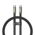 VEGER VG-CC2-MTB - Veger - Cable USB 2.0 para cualquier dispositivo - USB-C a USB-C - Cubierta de metal, Nylon trenzado con ABS - Carga rápida PD 240W | 480Mbps - Longitud 1.5m | Color negro - imagen 1
