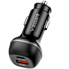 VEGER VG-CC62-1A1C - VEGER - Mechero coche - Potencia 51W - Carga rápida PD30W, QC18W - Salidas USB-C, USB-A - Color Negro - imagen 1