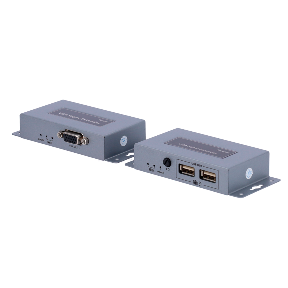 MARCA BLANCA VGA-KVM-EXT - Extensor de señal VGA - Alcance 100 m - Resolución FHD - Permite conexiones 1:1 - imagen 1