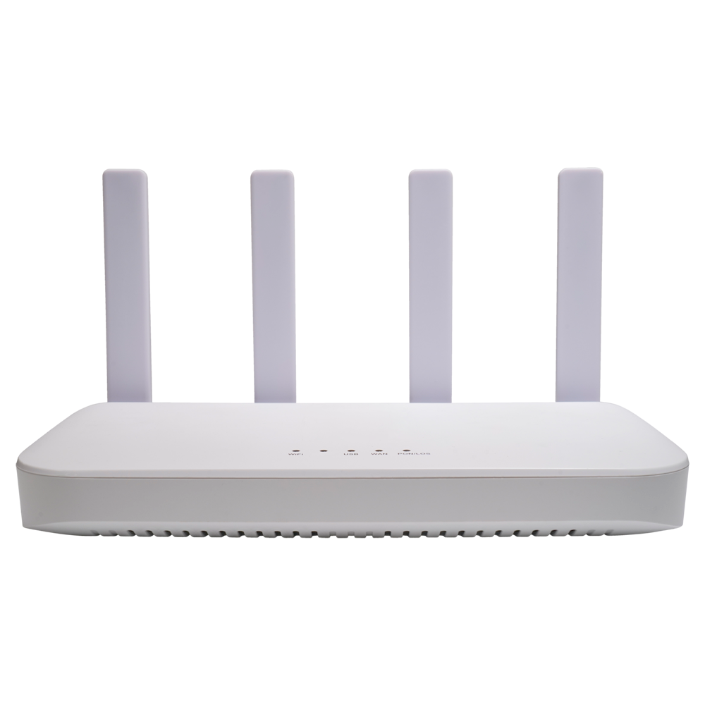VSOL-V2804AX15 - V-SOL Router ONT Wi-Fi 6 AX1500 - 1X PON 4x LAN RJ45 10/100/1000Mbps 1x USB3.0 - 802.11ac 2x2 doble banda 2.4 y 5GHz - Ideal para FTTH doméstico y empresarial - Diseñado para crear una red Mesh completa - imagen 1