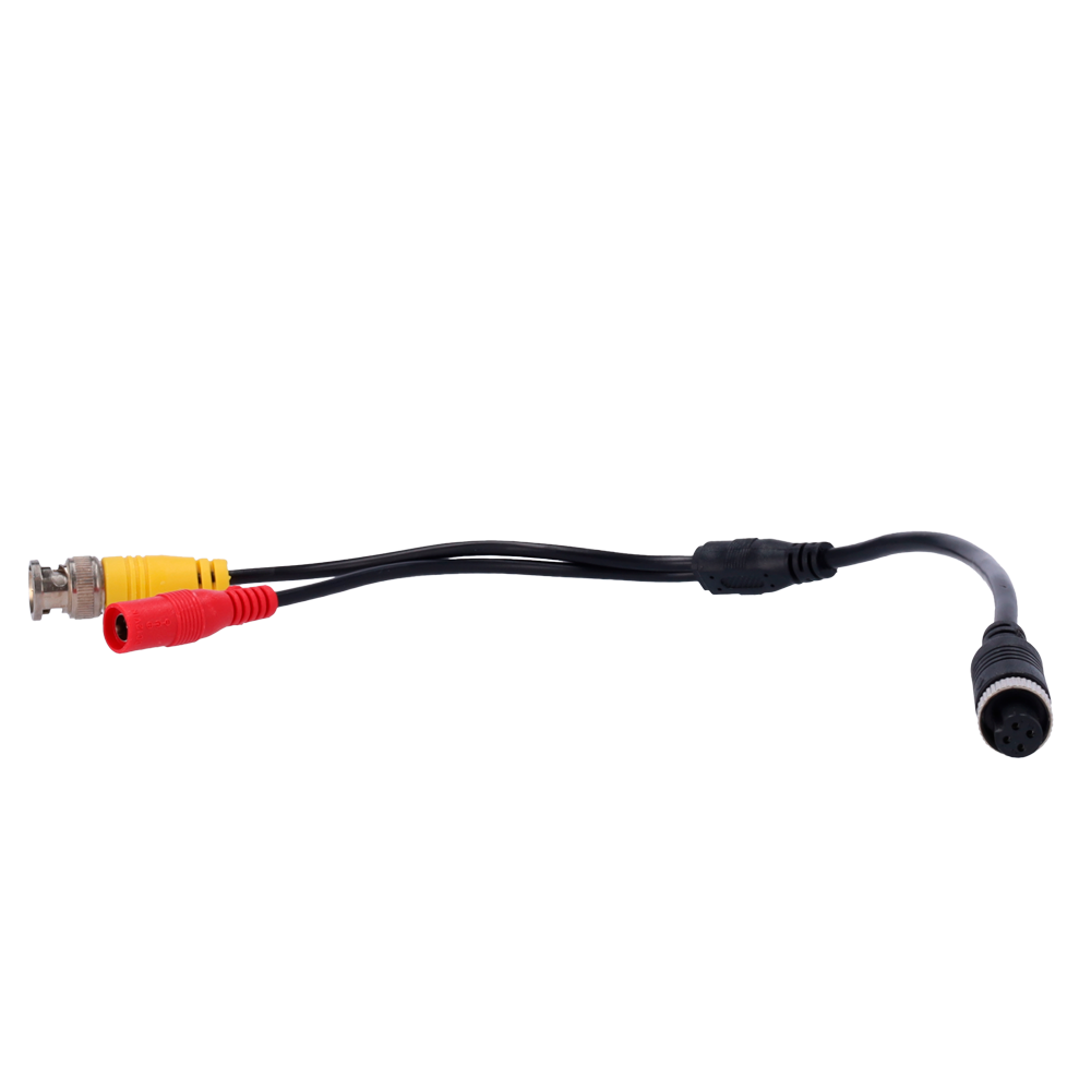 MARCA BLANCA VW-MON-CABLE-BNC-OUT - Cable M12F a BNC + DC - Cable de salida de video para monitor - Compatible streamax - Longitud 35cm - imagen 1