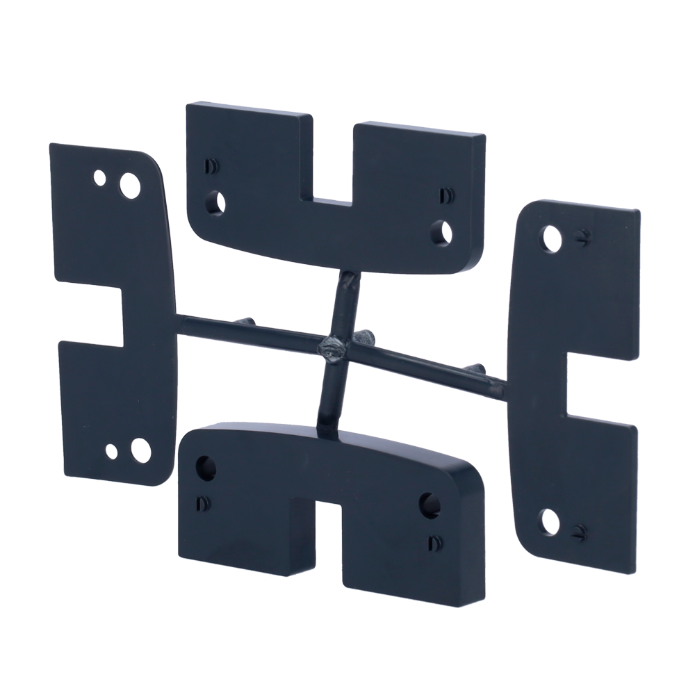 WATCHMANDOOR WM-BOLT-BRACKET - Soporte para cerrojo inteligente - Compatible con WM-BOLT y WM-BOLT-WIFI - Apto para ajustar la pieza del marco - Grosor: 1 mm / 2 mm / 5 mm / 10 mm - Soportes combinables - Color negro - imagen 1