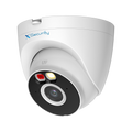X-SECURITY XS-IPT981A-5EW-SL - X-Security Cámara IP Turret WiFi - Resolución 5 Megapíxel (2880x1620) - Lente 2.8 mm | Alarma disuasoria - Dual Light alcance 30 m - Clasificación de humano y vehículo - MicroSD | IP67 | WiFi 6 | Micrófono y altavoz