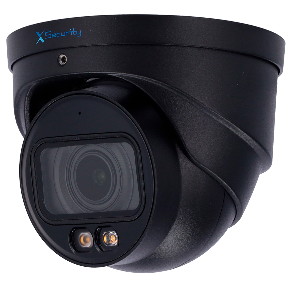 X-SECURITY XS-IPT990ZA-4P-DL-WIZ-BLACK - X-Security Cámara IP Turret - 4 Megapíxel (2688x1520) - Lente Motorizada 2.7~13.5mm - WDR 120dB | Dual Light(IR 40m y Luz Blanca 40m) - WizSense, con clasificación de humano y vehículo - MicroSD 256GB / IP67 - imagen 1
