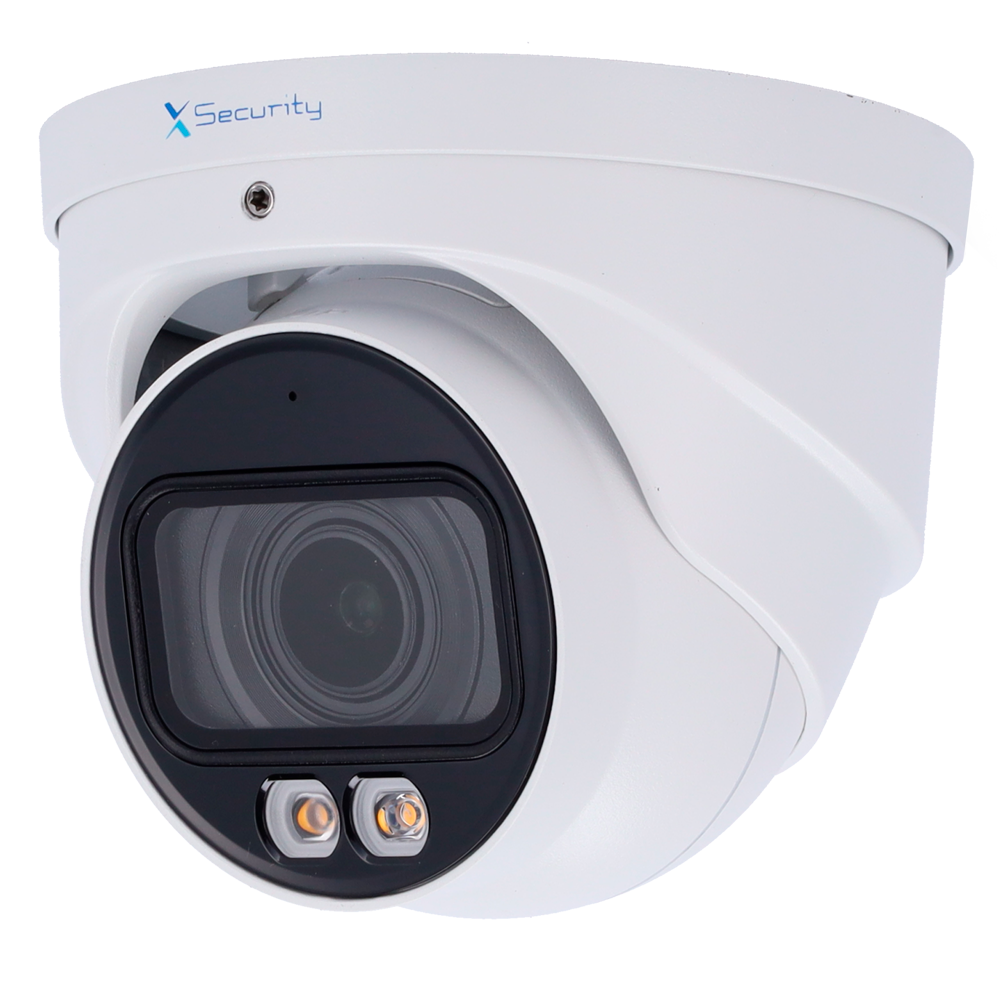 X-SECURITY XS-IPT990ZA-4P-DL-WIZ - X-Security Cámara IP Turret - 4 Megapíxel (2688x1520) - Lente Motorizada 2.7~13.5mm - WDR 120dB | Dual Light(IR 40m y Luz Blanca 40m) - WizSense, con clasificación de humano y vehículo - MicroSD 256GB / IP67 - imagen 1