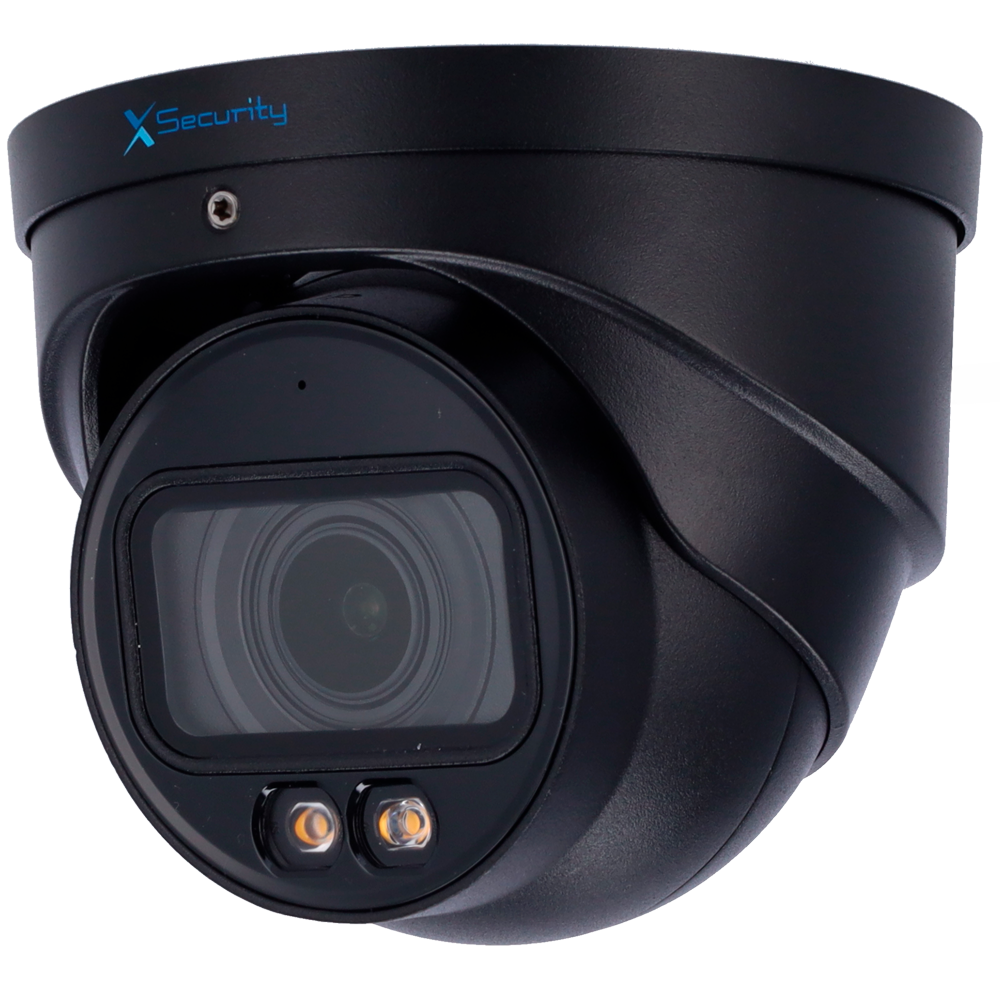 X-SECURITY XS-IPT990ZA-8P-DL-WIZ-BLACK - X-Security Cámara IP Turret - 8 Megapíxel (3840x2160) - Lente Motorizada 2.7~13.5 mm - WDR 120dB | Dual Light alcance 40 m - WizSense, con clasificación de humano y vehículo - MicroSD | IP67 | PoE | SMD Plus - imagen 1