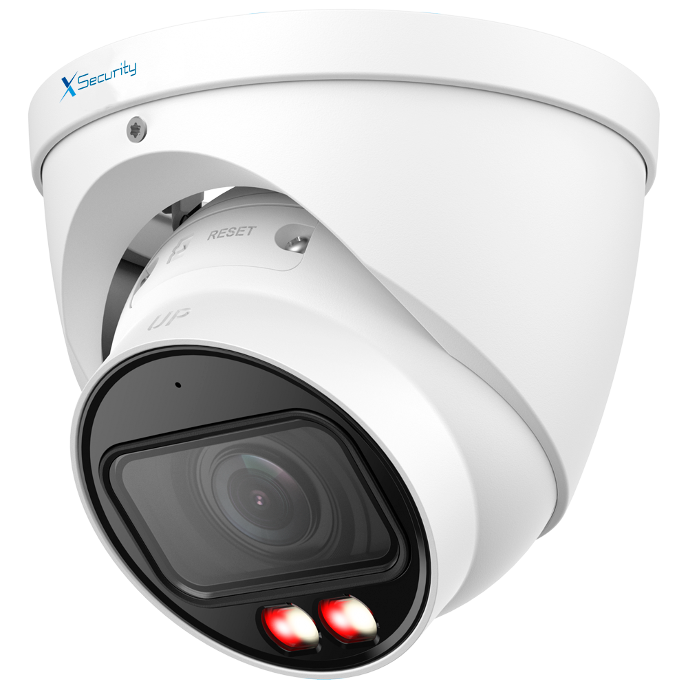 X-SECURITY XS-IPT990ZA-8P-DL-WIZ - X-Security Cámara IP Turret - 8 Megapíxel (3840x2160) - Lente Motorizada 2.7~13.5 mm - WDR 120dB | Dual Light alcance 40 m - WizSense, con clasificación de humano y vehículo - MicroSD | IP67 | PoE | SMD Plus - imagen 1