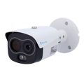 X-SECURITY XS-IPTB256A-7D4-WIZ - Cámara térmica Bullet Dual IP X-Security - 256x192 VOx | Lente 7 mm | Sensibilidad ≤ 40mK - Sensor óptico 1/2.7” 4 Mpx | Lente 8 mm - WizSense, con clasificación de humano y vehículo - Detección de humo y calor - Audio | A - imagen 1