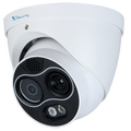 X-SECURITY XS-IPTT256A-4D4-WIZ - Cámara térmica Turret Dual IP X-Security - 256x192 VOx | Lente 3.5 mm | Sensibilidad ≤ 40mK - Sensor óptico 1/2.7” 4 Mpx | Lente 4 mm - WizSense, con clasificación de humano y vehículo - Detección de humo y calor - Audio | - imagen 1