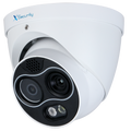 X-SECURITY XS-IPTT256A-7D4-WIZ - Cámara térmica Dual IP X-Security - 256x192 VOx | Lente 7 mm - Sensor óptico 1/2.7” 4 Mpx | Lente 8 mm - Sensibilidad térmica ≤40mK - Detección de incendios y alarma - Audio | Alarmas | MicroSD | PoE