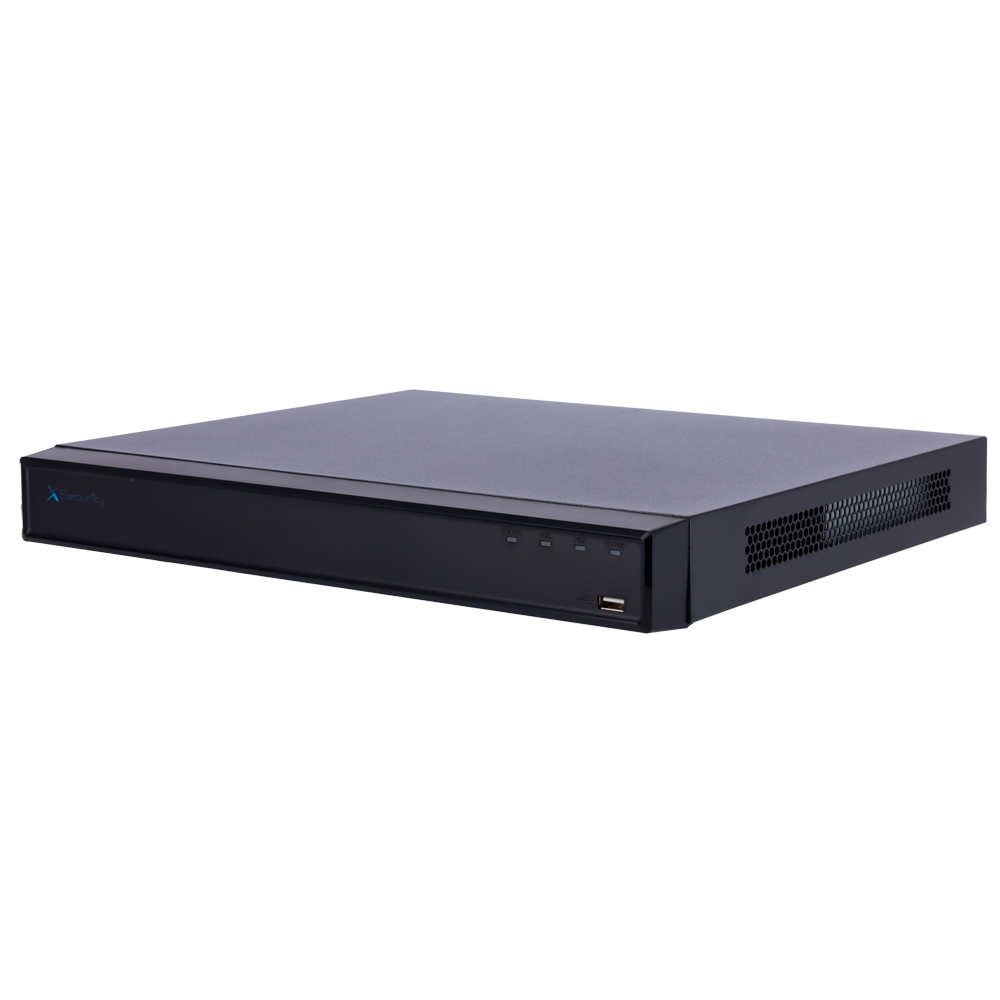 X-SECURITY XS-NVR3232A-16P-WIZ - X-Security NVR - Resolución máxima 16 Megapixel - 32 CH / 16 puertos PoE af/at - Compresión H.265 / H.264 | 2 HDD - Salida HDMI 4K | Salidas de alarma - SMD, WizSense y QuickPick - imagen 1