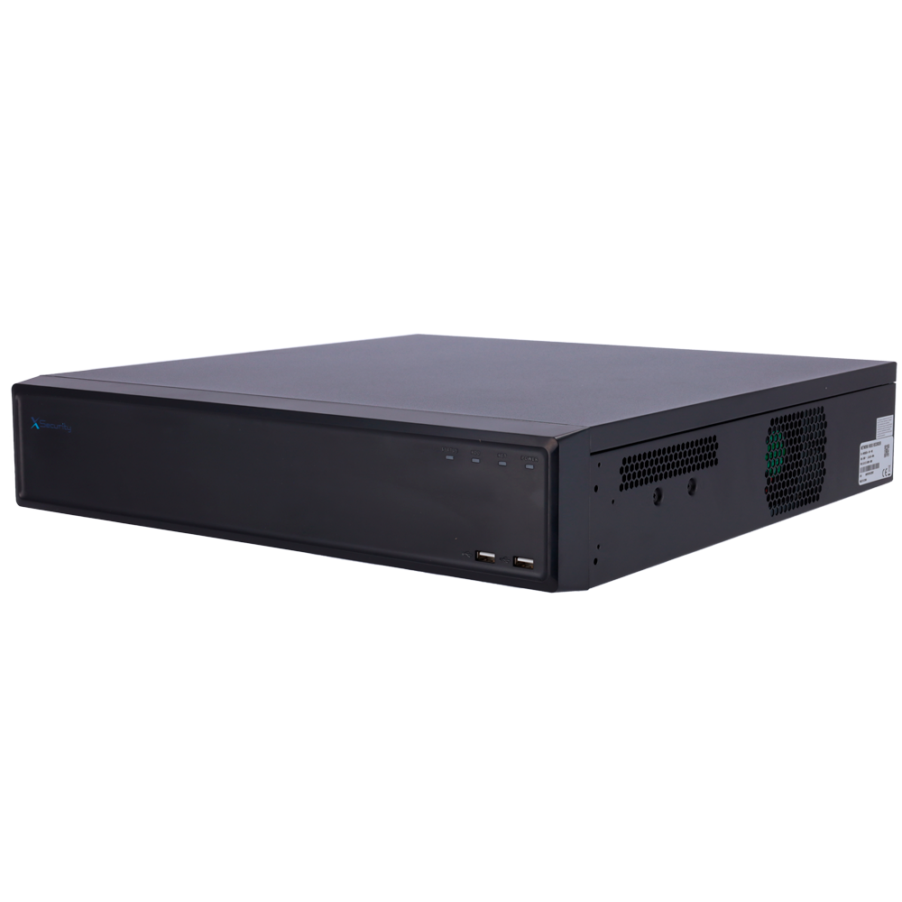 X-SECURITY XS-NVR3832A-16P-WIZ - X-Security NVR - Resolución máxima 16 Megapixel - 32 CH / 16 puertos PoE af/at - Compresión H.265 / H.264 | 8 HDD - Salida HDMI 4K | Salidas de alarma - SMD, WizSense y QuickPick - imagen 1