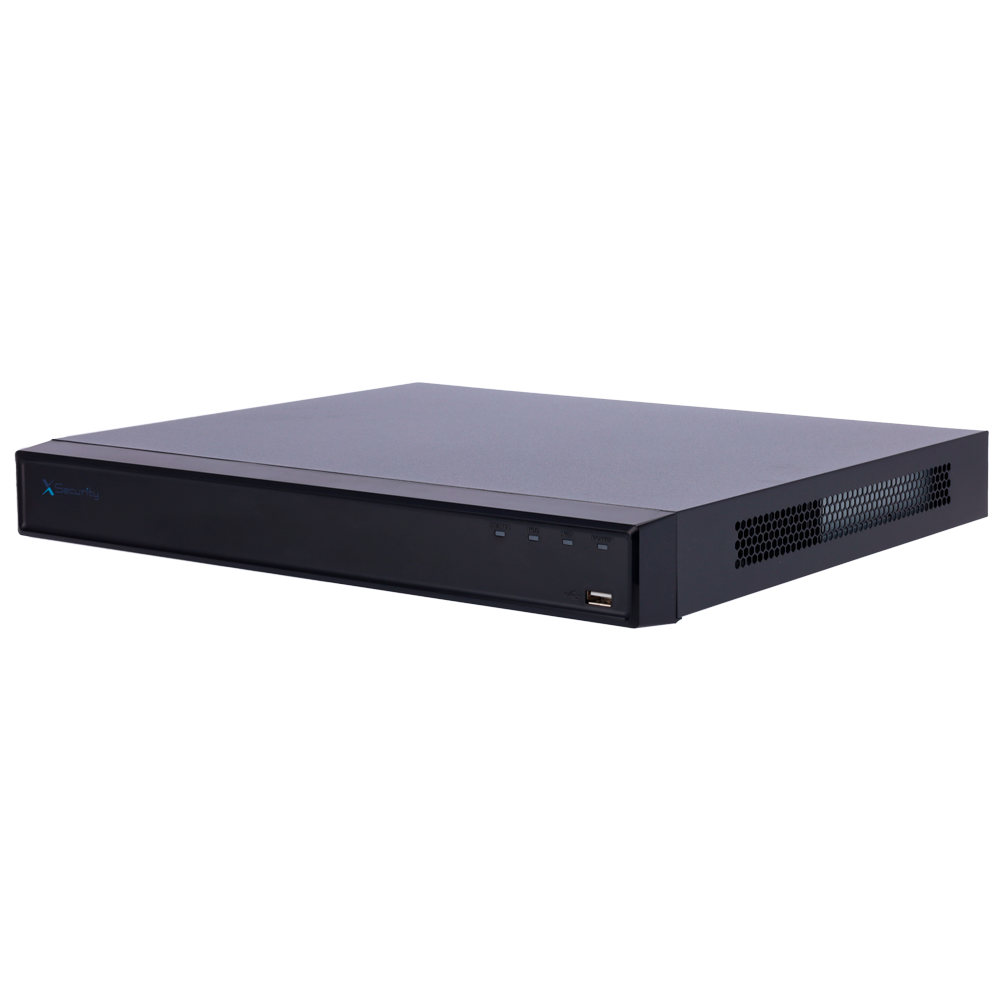 X-SECURITY XS-NVR6232A-16P-WIZ - X-Security NVR - Resolución máxima 32 Megapixel - 32 CH / 16 puertos PoE af/at - Compresión H.265 / H.264 | 2 HDD - Salida HDMI 4K | Salidas de alarma - SMD, WizSense, Metadatos y AcuPick - imagen 1