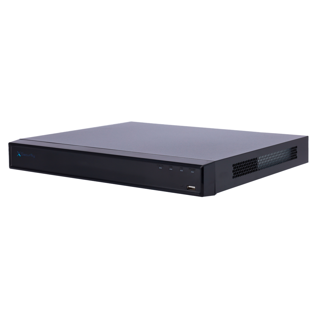 X-SECURITY XS-NVR6232A-8P-WIZ - X-Security NVR - Resolución máxima 32 Megapixel - 32 CH / 8 puertos PoE af/at - Compresión H.265 / H.264 | 2 HDD - Salida HDMI 4K | Salidas de alarma - SMD, WizSense, Metadatos y AcuPick - imagen 1