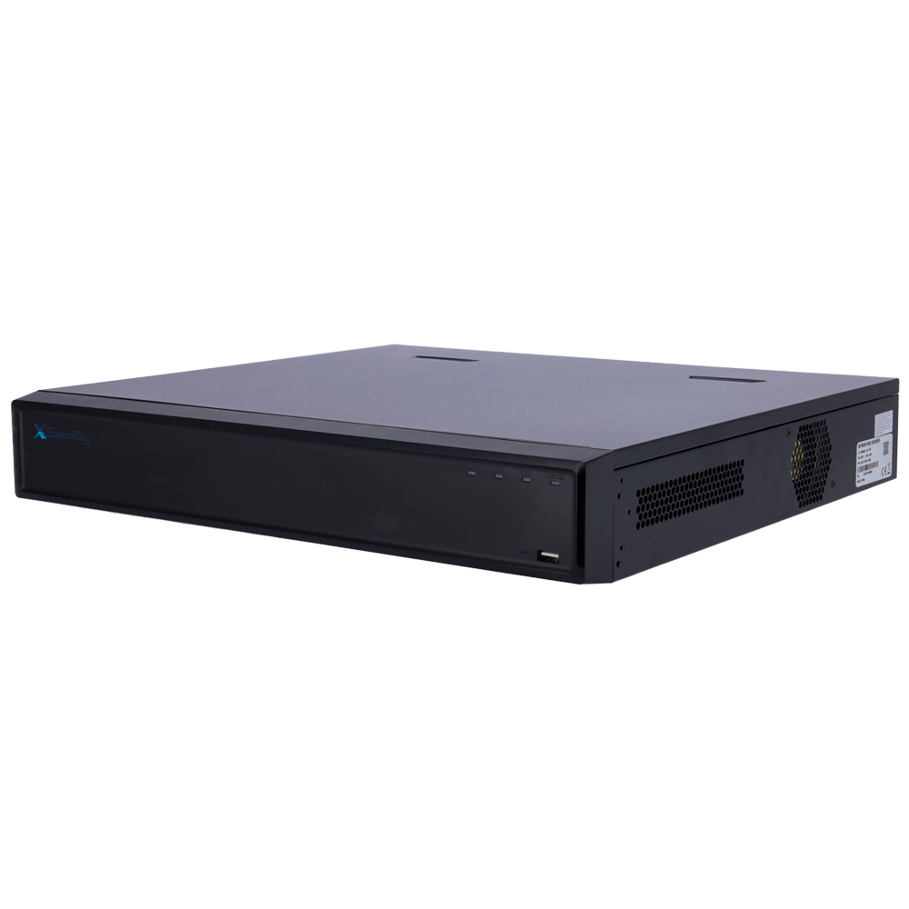 X-SECURITY XS-NVR6464A-16P-WIZ - X-Security NVR - Resolución máxima 32 Megapixel - 64 CH / 16 puertos PoE af/at - Compresión H.265 / H.264 | 4 HDD - Salida HDMI 4K | Salidas de alarma - SMD, WizSense, Metadatos y AcuPick - imagen 1