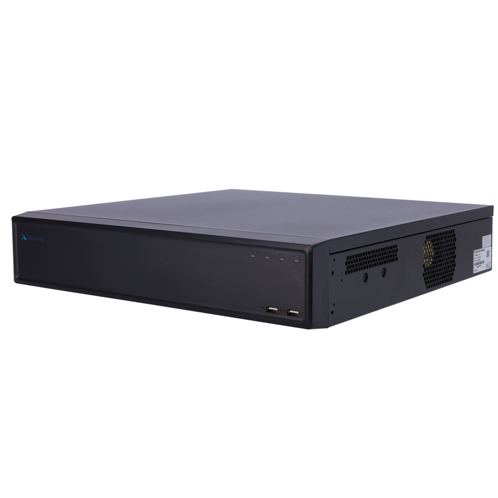 X-SECURITY XS-NVR6864A-16P-WIZ - X-Security NVR - Resolución máxima 32 Megapixel - 64 CH / 16 puertos PoE af/at - Compresión H.265 / H.264 | 8 HDD - Salida HDMI 4K | Salidas de alarma - SMD, WizSense, Metadatos y AcuPick - imagen 1