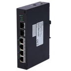 X-SECURITY XS-SW0604HIPOE-MF-120-DIN - X-Security Industrial L2 Managed Switch - 6 Puertos Totales (4 PoE / 2 Uplinks 1G SFP) - Diseño industrial Fanless de disipación natural - Suministro Hi-PoE de alta potencia de hasta 60W - Alta disponibilidad con sop - imagen 1