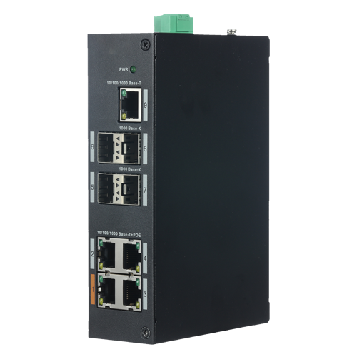 X-SECURITY XS-SW0904HIPOE-GF-96 - Switch PoE - 4 puertos PoE+ RJ45 + 1 Puerto RJ-45 - 4 Puertos SFP Gigabit - Velocidad 10/100/1000 Mbps - 30 W por puerto / Máximo 96W - Puerto 1 soporta HiPoE hasta 60W