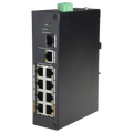 X-SECURITY XS-SW1008POE-96-DIN - Switch PoE X-Security - 8 puertos PoE + 1 Uplink RJ45 - Velocidad 10/100 Mbps - Potencia 30 W por puerto - Potencia máxima total 96 W - Norma IEEE802.3at (PoE) / af (PoE+) - imagen 1