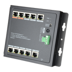 X-SECURITY XS-SW1108HIPOE-96DIN - Switch HiPoE X-Security - 8 puertos PoE + 2 Uplink (RJ45) + 1 Uplink (SFP) - 8x 10/100Mbps + 2x 10/100/1000Mbps + 1 SFP Giga - 2 Puertos Hi-PoE + 6 Puertos PoE+ - Consumo máximo 96 W - Instalación en pared - imagen 1