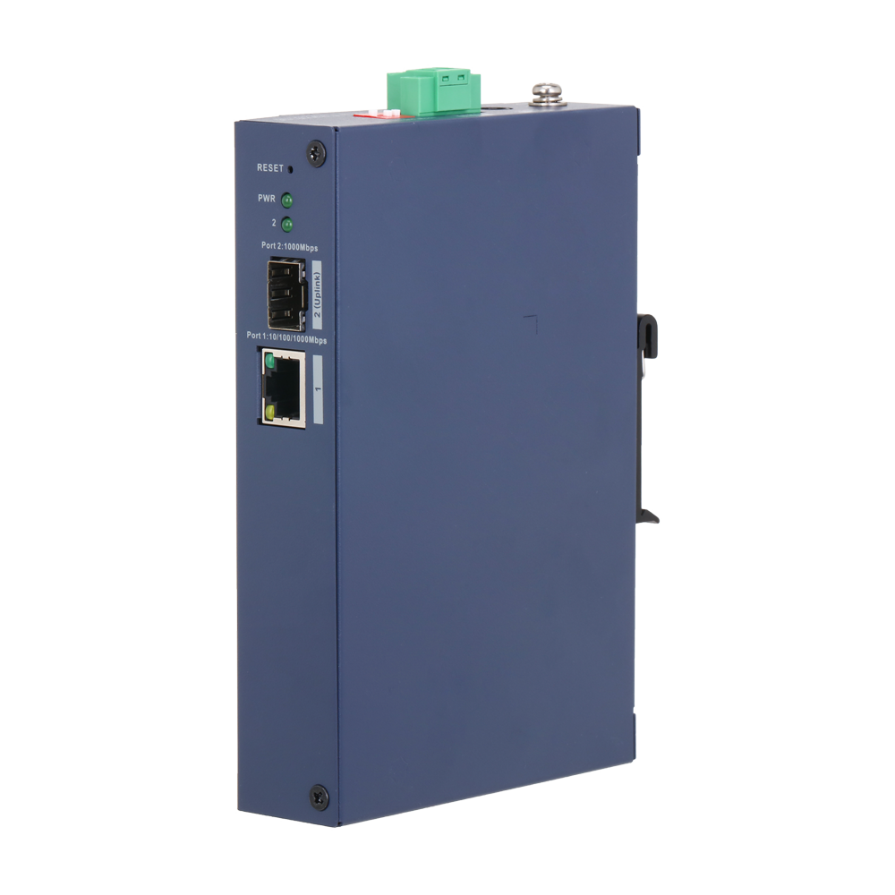 X-SECURITY XS-SW1GE1SFP-MGD - Switch gestionable L2 con 1x RJ45 y 1x SFP - Interfaz de cobre 10/100/1000 Mbps - Puerto óptico SFP de 1000 Mbps para uplink - Gestión dual mediante entorno Web y Nube - Control de tormentas configurable por hardware - Modo G - imagen 1