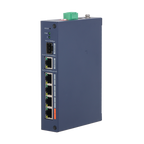 X-SECURITY XS-SWI0604HIPOE-MF-60-DIN - X-Security Industrial L2 Managed Switch - 4 puertos PoE 10/100 (Puerto 1 Hi-PoE hasta 60W) - Uplink dual: 1x RJ45 Gigabit y 1x SFP Gigabit - Gestión centralizada mediante entorno Web local - DIP Switch: Modo Extend ( - imagen 1