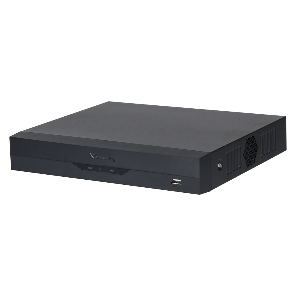 X-SECURITY XS-XVR6104T-4KL-WIZ - Videograbador 5n1 X-Security - 4 CH analógicos (5 Mpx) / 4+4 CH IP (8 Mpx) - Audio sobre coaxial - Resolución grabación 4K (7FPS) - AcuPick | Reconocimiento facial | SMD Plus - WizSense | Protección Perimetral | POS - imagen 1