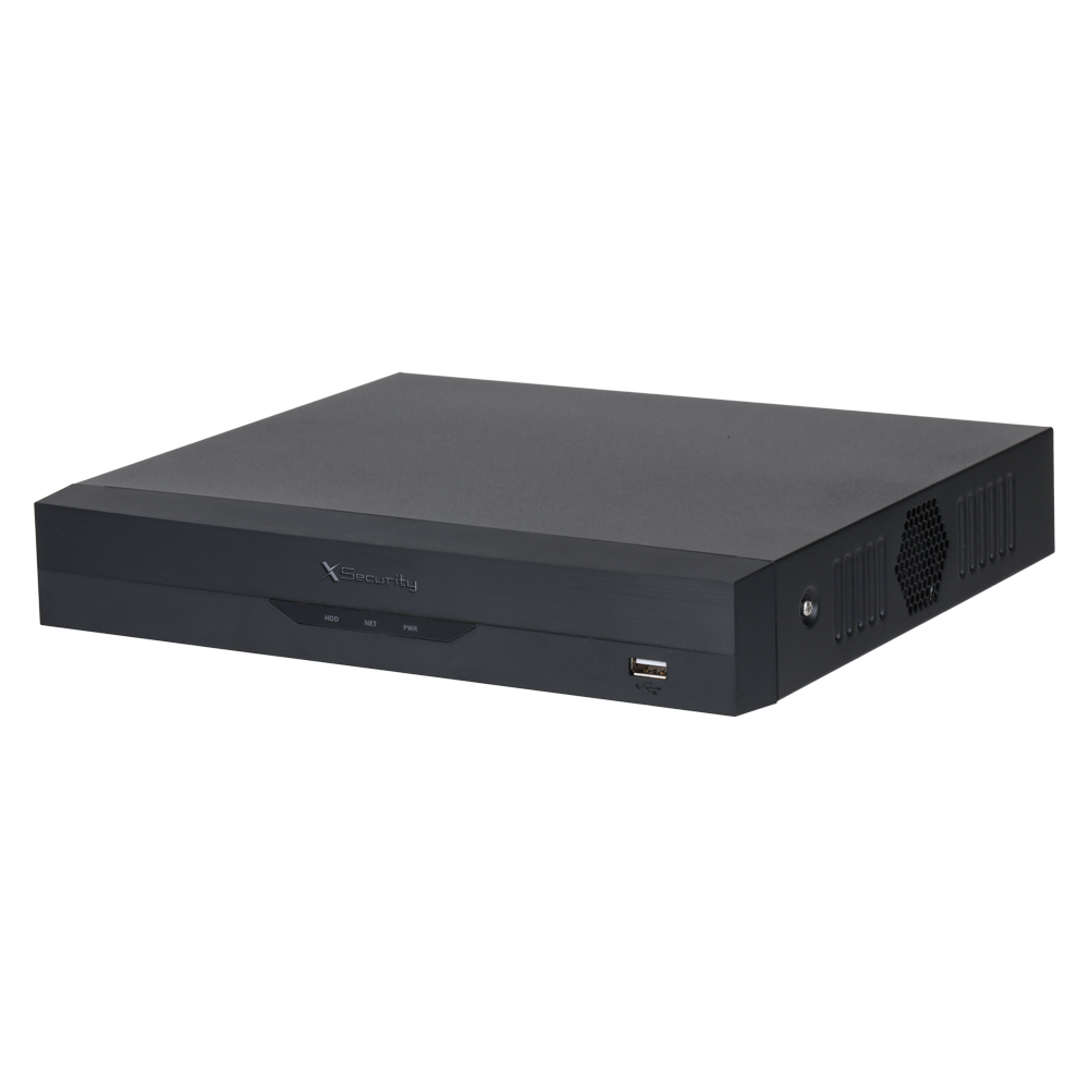 X-SECURITY XS-XVR6104T-WIZ - Videograbador 5n1 X-Security - 4 CH analógicos (5 Mpx) / 4+2 CH IP (6 Mpx) - Audio sobre coaxial - HDMI | VGA | Espacio para 1 HDD - AcuPick | Reconocimiento facial | SMD Plus - WizSense | Protección Perimetral - imagen 1