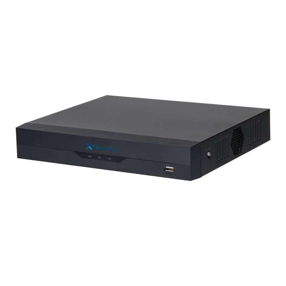 X-SECURITY XS-XVR6108T-WIZ - Videograbador 5n1 X-Security - 8 CH analógicos (5 Mpx) / 8+4 CH IP (6 Mpx) - Audio sobre coaxial - HDMI | VGA | Espacio para 1 HDD - AcuPick | Reconocimiento facial | SMD Plus - WizSense | Protección Perimetral